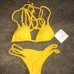 ZAFUL YELLOW BIKINI